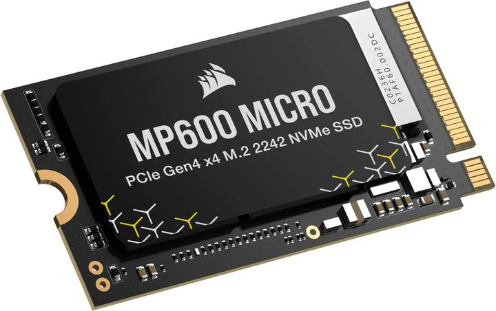 Image du produit Corsair MP600 MICRO 2TB NVMe PCIe M.2 2242 SSD (2000 Go, M.2 2242)