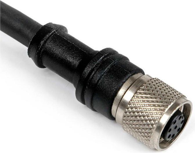 Produktbild RS PRO M12 Connector Female,8W-8C,5m,PVC,Shield