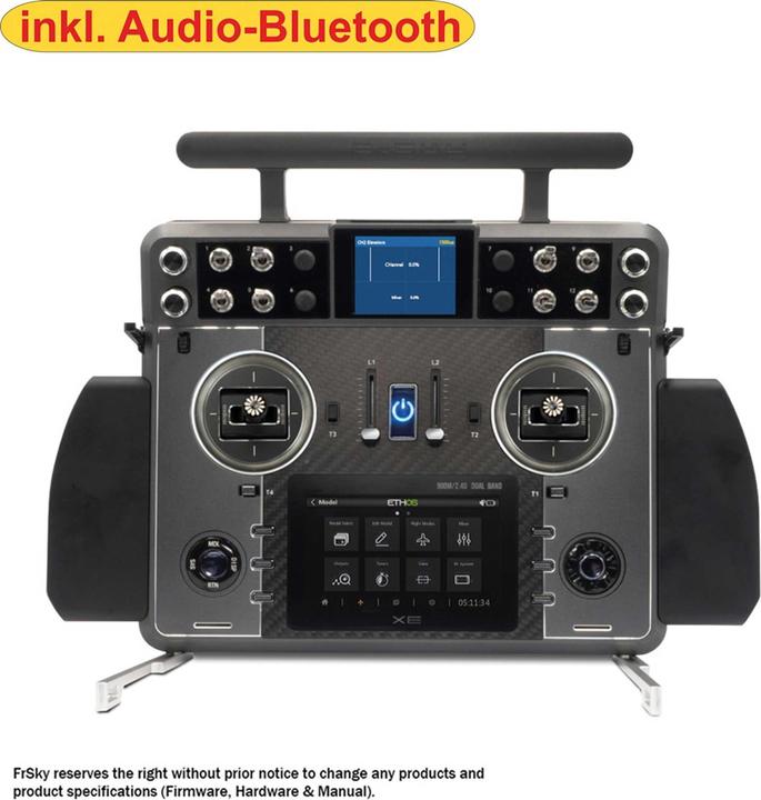 Actual product image FrSky TANDEM XE EU/LBT Senderset 2,4Ghz Akku, Alu-Koffer + Audio-Bluetooth