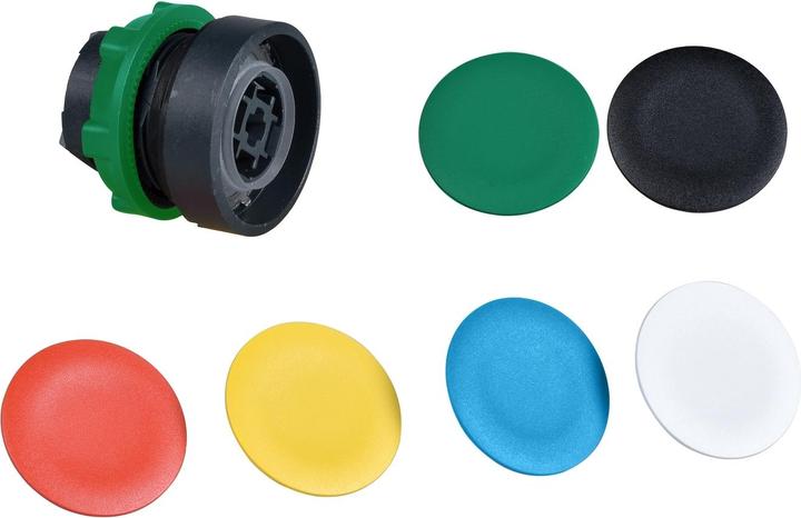 Image du produit Schneider Electric PB Head Flush 5colour Caps