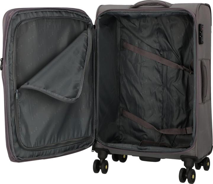 Produktbild D&N Travel Line 9704 4 Rollen Trolley M 68 cm mit Dehnfalte (75 l, M (50 - 90l))