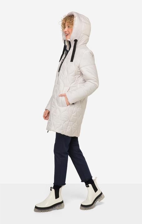 Image du produit Laurasøn Long-Steppjacke, Kapuze, Zipper, Langarm, fällt kleiner aus (M)