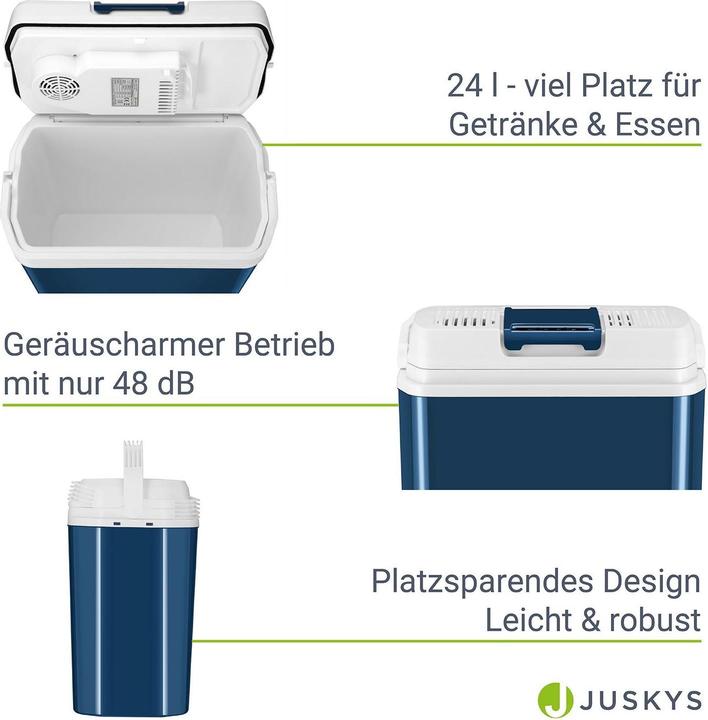 Image du produit Juskys Kühlbox Nordpol 24 Liter - Blau (24 l)