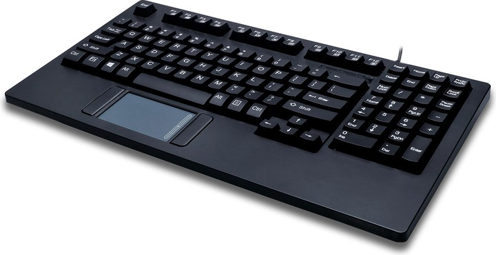 Produktbild Adesso EasyTouch™ 425UB – Touchpad Keyboard including Rackmount qwERTY layout (US, Kabelgebunden)