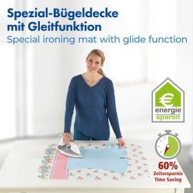 Produktbild Wenko Blitzbügler-Bügeldecke Mod. Blütenpracht 100 x 65 cm (100 x 65 cm)