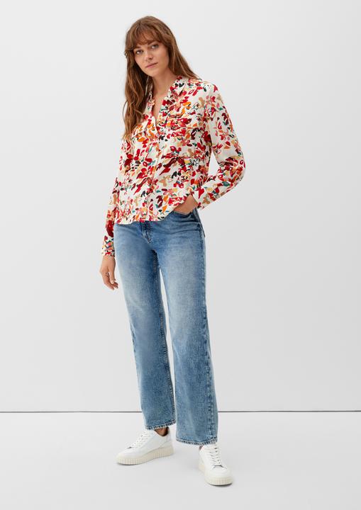 Immagine prodotto s.Oliver Bluse Hemdbluse mit Alloverprint (46)