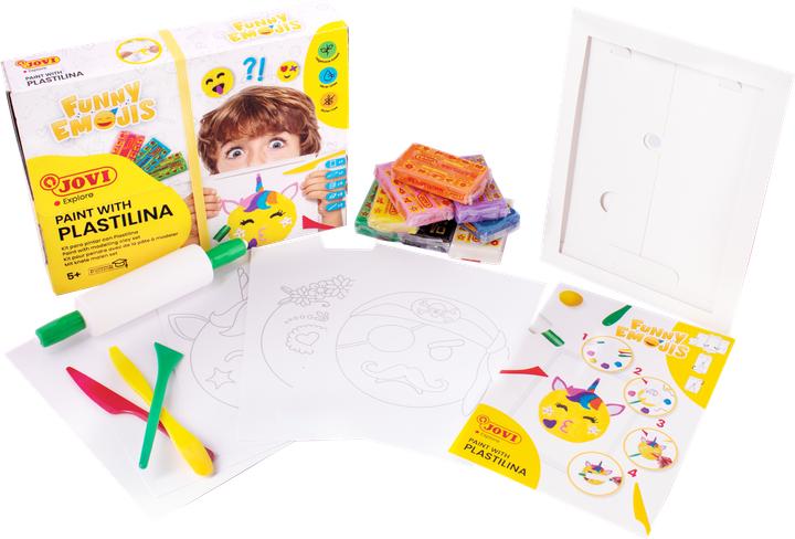 Actual product image Jovi Putty Funny Emojis assorted colours