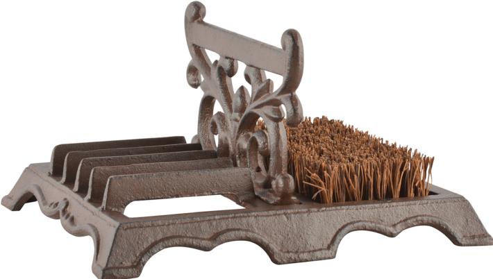 Actual product image Esschert Design Shoe brush with scraper (1 x)