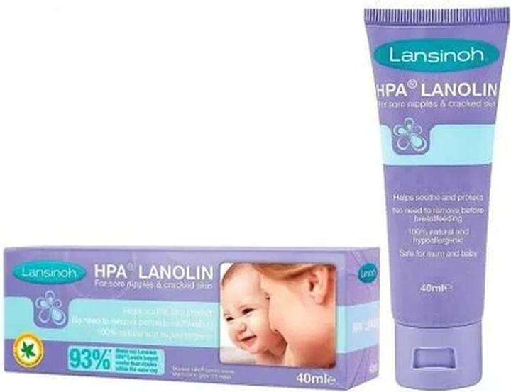 Lansinoh HPA Crema per capezzoli alla lanolina per capezzoli doloranti e pelle screpolata 40ml