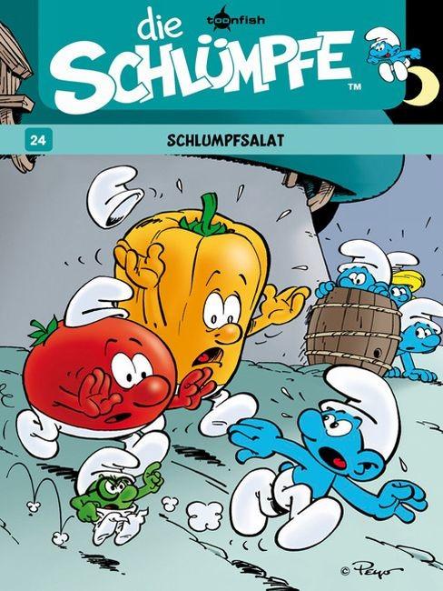 Produktbild Die Schlümpfe 24. Schlumpfsalat (Deutsch, Luc Culliford, Parthoens, Peyo, Peyo/Culliford, Thierry, 2011)