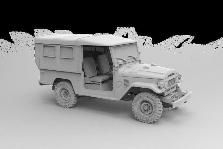 Produktbild AK Interactive 35004 FJ43 SUV w/Soft Top IDF & LAF 1:35 Plastic Model Kit