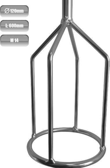 Berg WHISK RB 120 S - 120X600 HEX10 HOLDER
