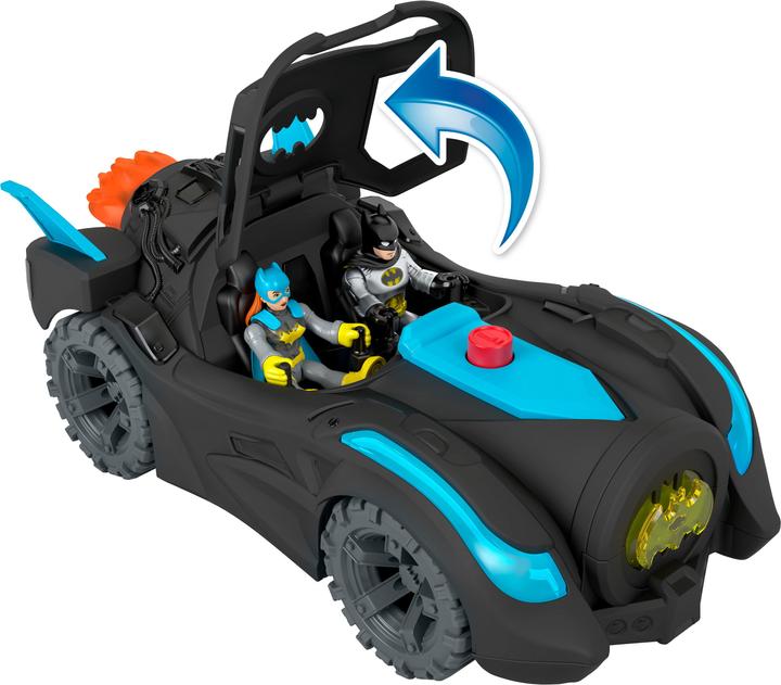 Actual product image Imaginext DC Super Friends Batman Batmobile with lights and sounds
