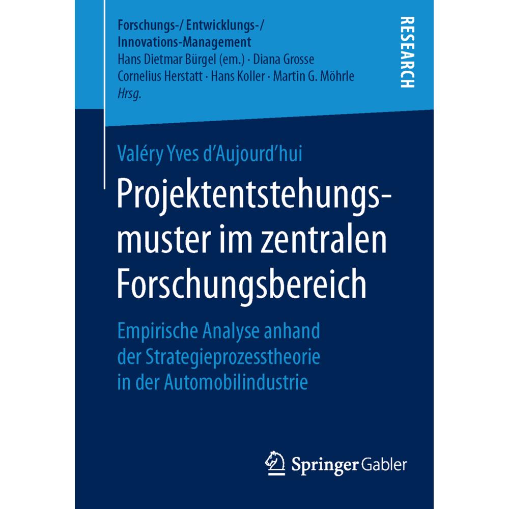 Projektentstehungsmuster im zentralen Forschungsbereich, Fachbücher