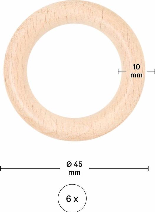 Actual product image I Am Creative Holzringset