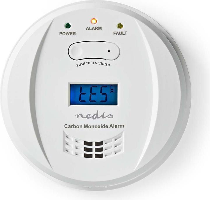 Actual product image Nedis Carbon monoxide alarm | Battery operated | Battery life up to: 5 years | With test button