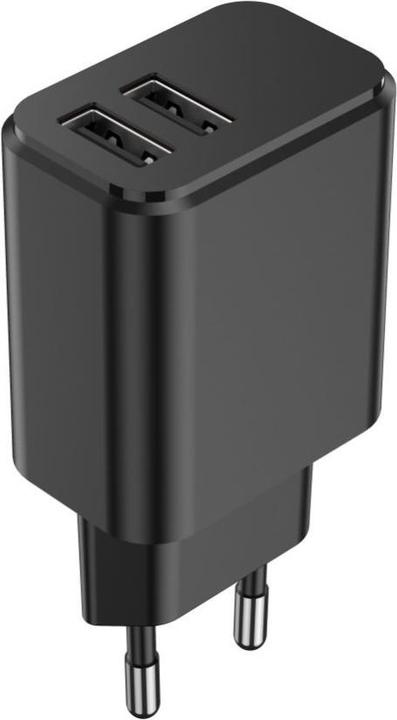 Produktbild Setty Ladegerät 2x USB 3A schwarz (15 W, 2 Ports)