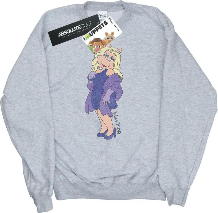 Actual product image Disney Mens The Muppets Classic Miss Piggy Sweatshirt (S)