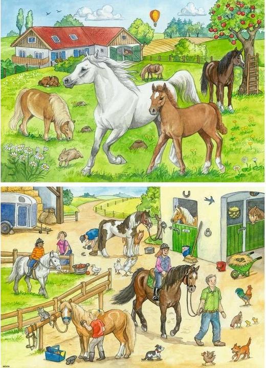 Image du produit Ravensburger À la ferme des chevaux (24 pièces)