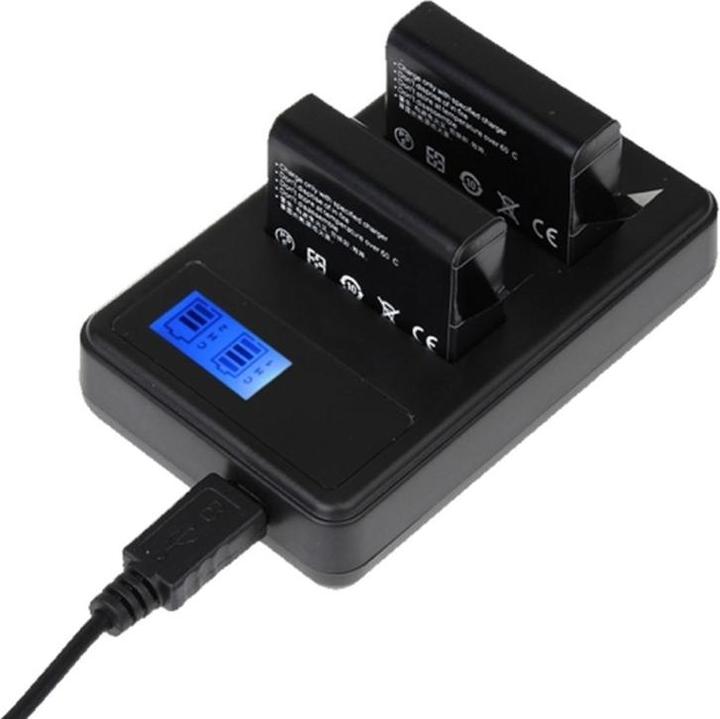 Image du produit Acconic Chargeur rapide double pour Sony NP-FW50 NPFW50 avec câble USB-C