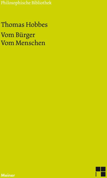 Produktbild Vom Bürger. Vom Menschen (Deutsch, Lothar R. Waas, Lothar Waas, Thomas Hobbes, 2017)