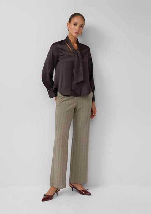 Immagine prodotto s.Oliver Bluse Satin-Bluse mit eleganter Kragen-Schluppe (36)