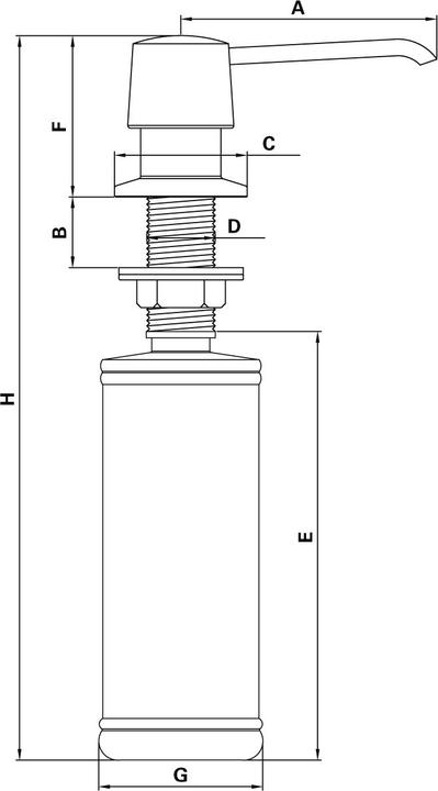 Produktbild Diaqua Einbauseifenspender