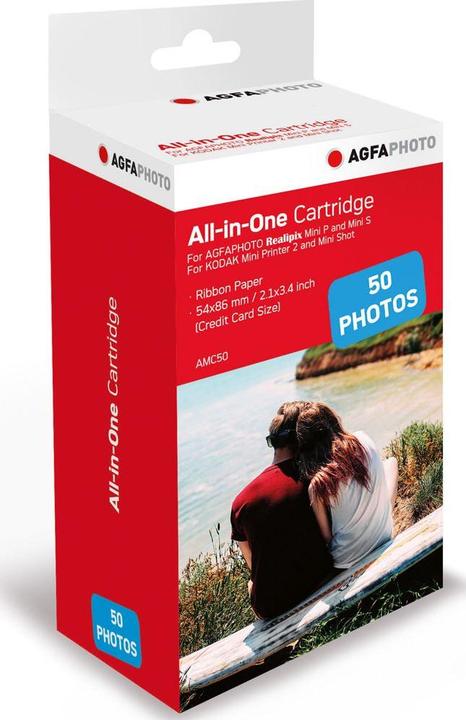 Actual product image AGFAPHOTO AMC 50 - 50 sheets 2.1 x3.4 (53 x 86 mm, 5 x)