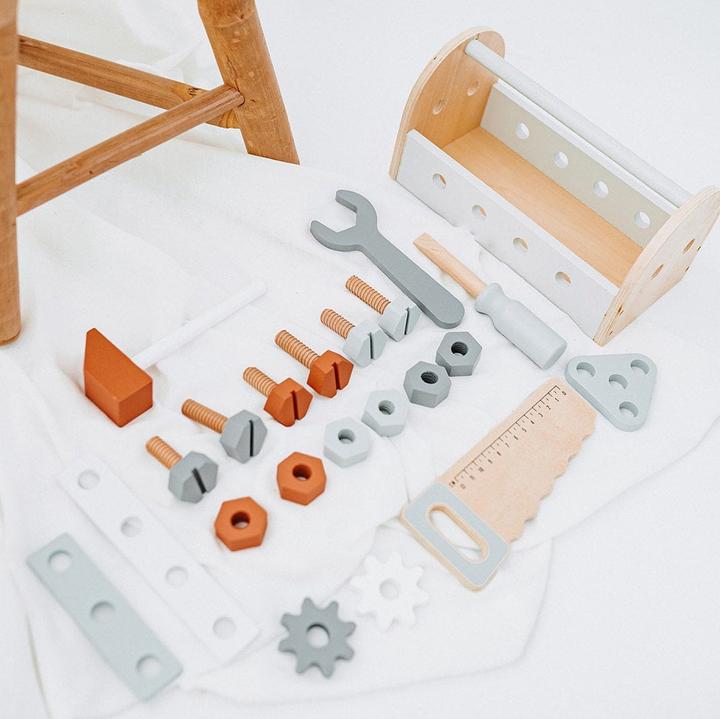 Activity Board Boîte à outils, cadeau pour garçon d'anniversaire, cadeau de naissance, enfants outils