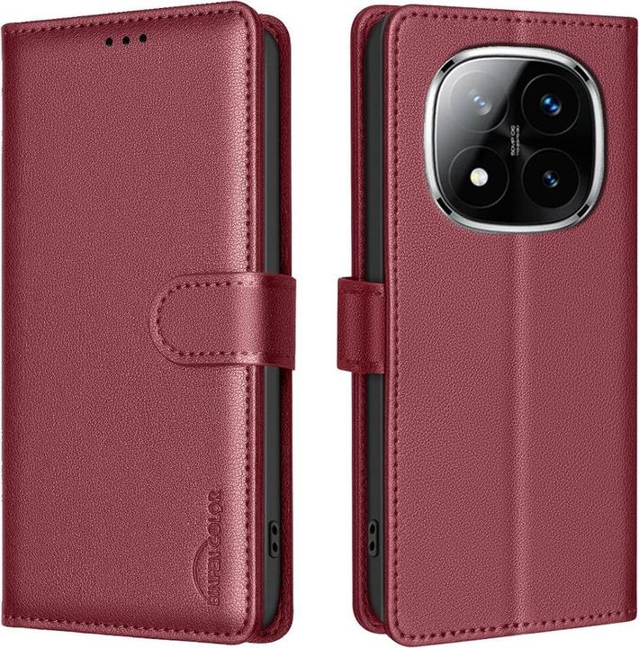 Produktbild Binfen Color Xiaomi Redmi Note 14 Pro 4G - BINFEN Leder Etui Hülle mit RFID Blocker (Xiaomi Redmi Note 14 Pro)