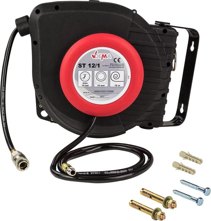 VINGO Avvolgitubo Avvolgitubo Automatico Per Aria Compressa Avvolgitubo Da 30 M Avvolgitore Ad Aria Compressa A 180 Per Avvolgimento E Svolgimento 85711847