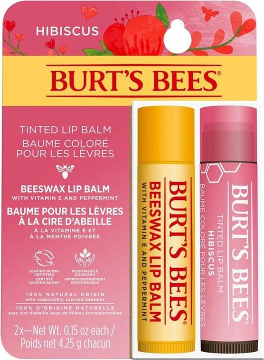 Produktbild Burt's Bees Lip Balm Duo Gift Box (Lippenpflege getönt)