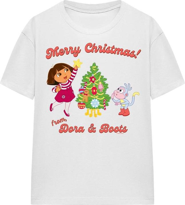 Produktbild Dora The Explorer Happy Holidays TShirt (M)