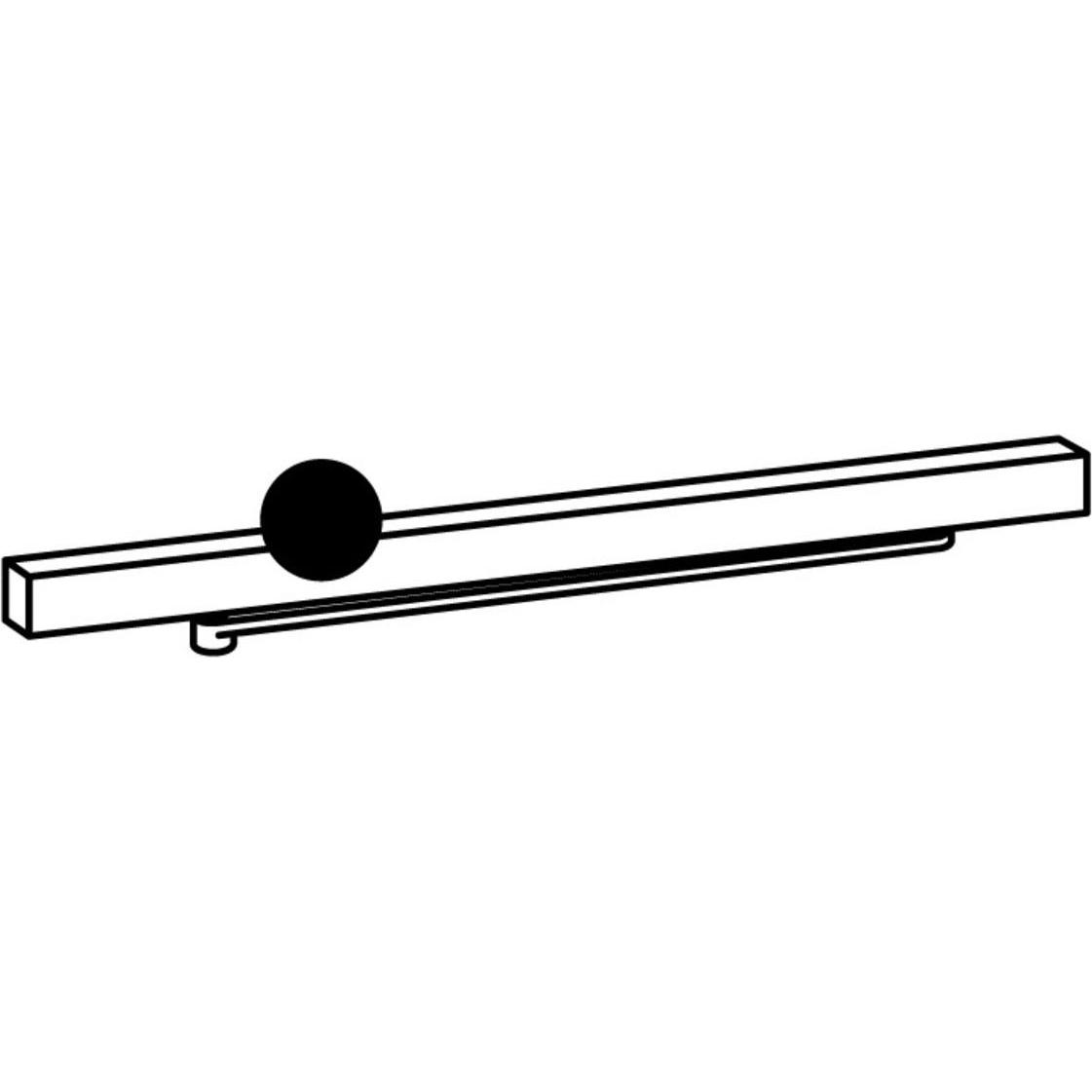 Dormakaba, Türöffner + Türschliesser, Gleitschiene mit Hebel G-EMF XEA (Zimmertür, Eingangstür, Holztür, Balkontür, Indo...