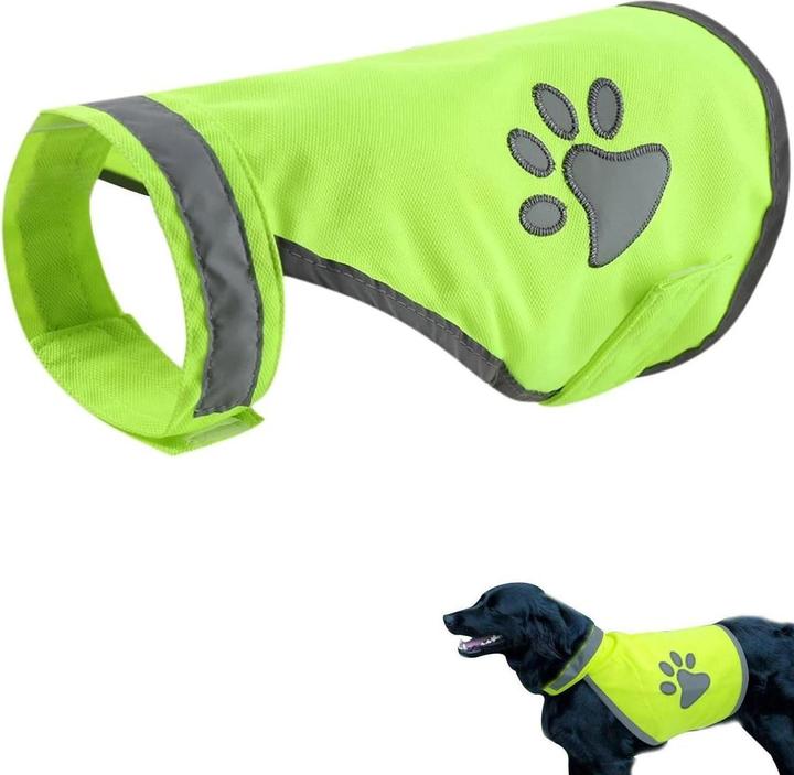 Image du produit Cbx Gilet réfléchissant haute visibilité pour chiens, gilet de sécurité pour chiens - taille S (S, Gilet pour chien)
