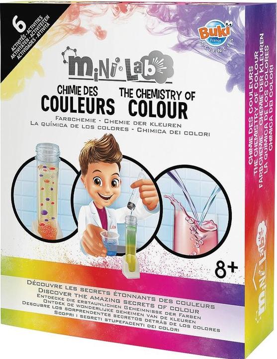 Actual product image Buki Experiment kit mini Lab color chemistry