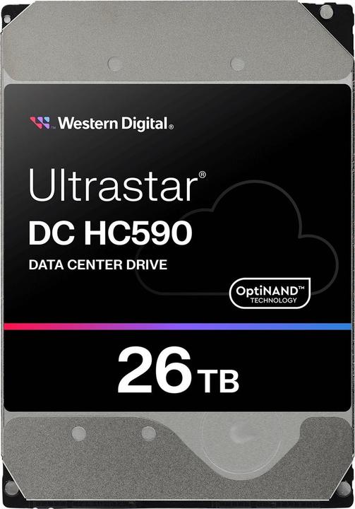 Actual product image WD Ultrastar DC HC590 SE (26 TB, 3.5")