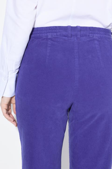 Produktbild Ulla Popken Cordhose Mony, Komfortbund, Reissverschlusstaschen (62)