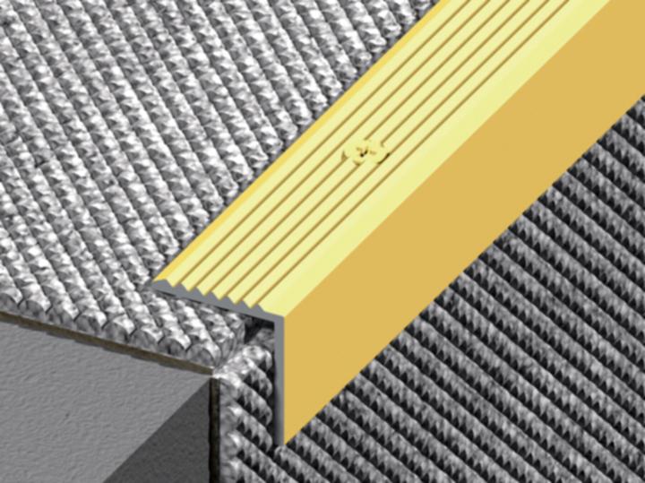 Produktbild Alfer Treppenprofil Alu gelocht 2 m