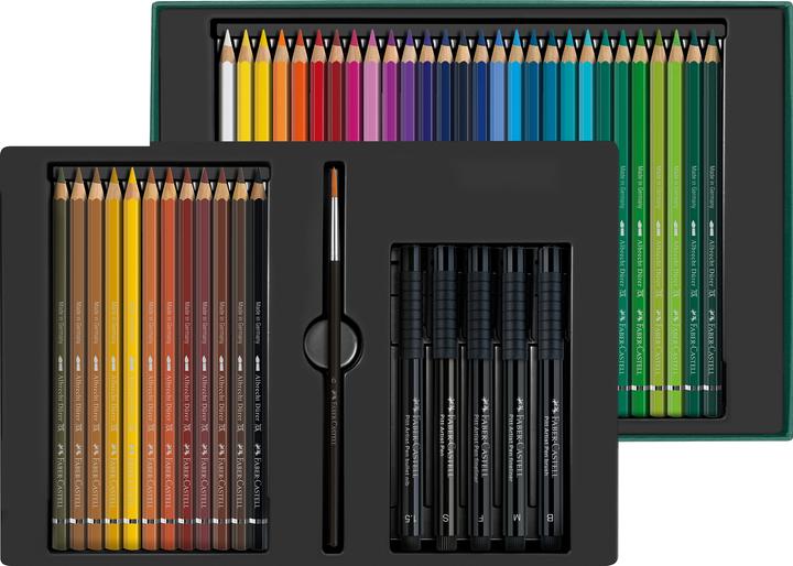 Actual product image Faber-Castell Albrecht Dürer & Pitt Artist Pen 46er Set (Multicoloured, 46 x)