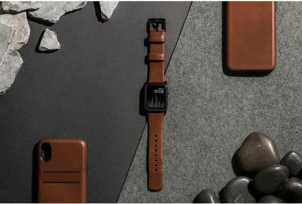 Image du produit Nomad Sangle de connexion moderne (44 mm, Cuir, Acier inoxydable, Apple Watch Series 4, Apple Watch Series 5, Apple Watch Series 6, Apple Watch SE)