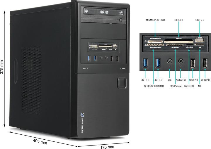 Immagine prodotto Ankermann Linux Pro i7 (16 GB, 1000 GB, A / Come nuovo)