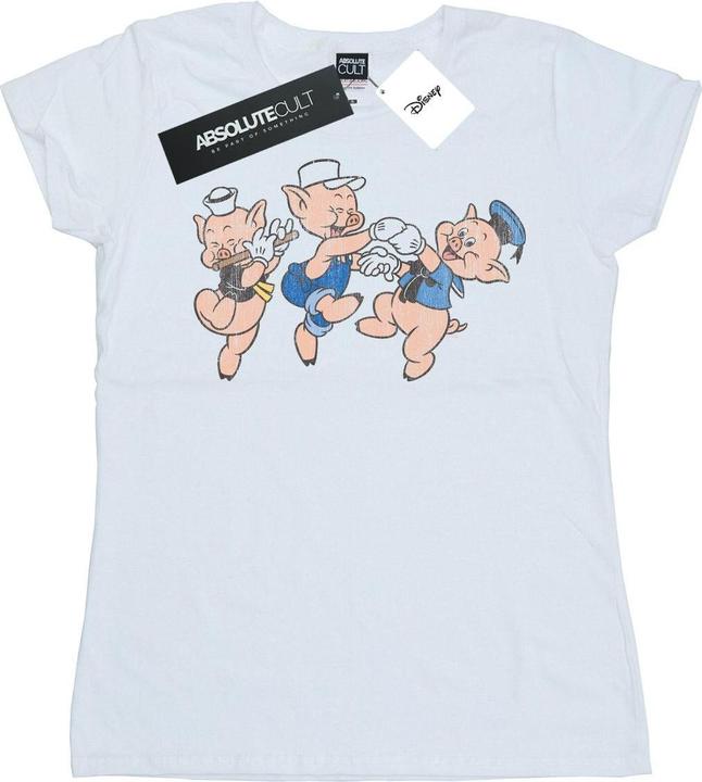 Image du produit Disney - T-shirt THREE LITTLE PIGS HAVING FUN - Femme (S)