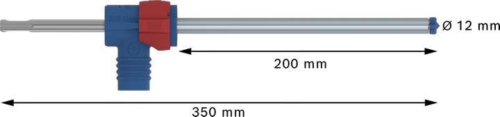 Immagine prodotto Bosch Professional Zubehör Set di punte per martello Expert SDS Clean plus-8X 12 x 200 x 350 (12 millimetri)