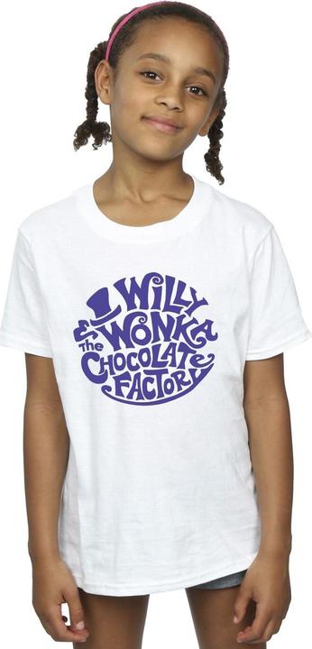 Produktbild Willy Wonka & the Chocolate Factory Typed Logo TShirt Mädchen (128)