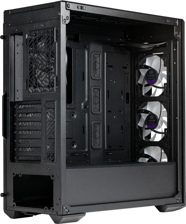 Actual product image Cooler Master MasterBox 520 with glass window black (ATX, E-ATX, Mini-ITX, SSI CEB)