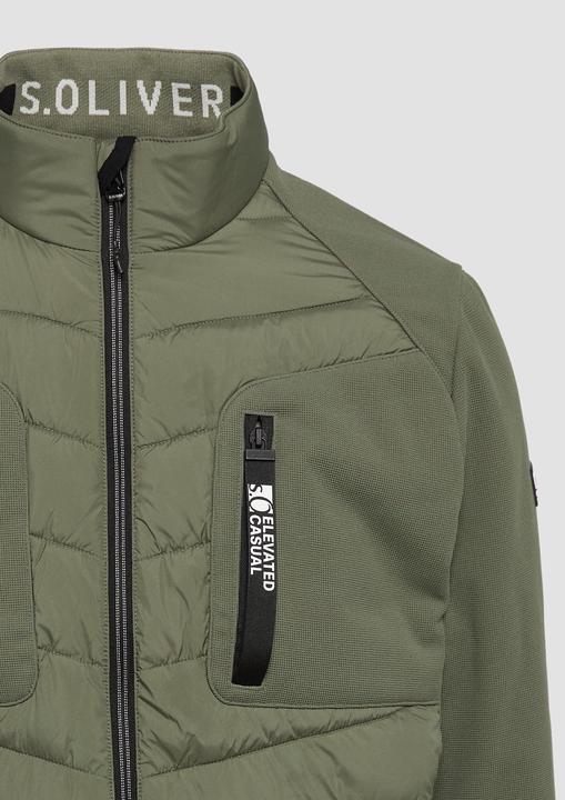 Produktbild S.Oliver Outdoor-Jacke Materialmix-Jacke mit sportiven Kontrastdetails (L)