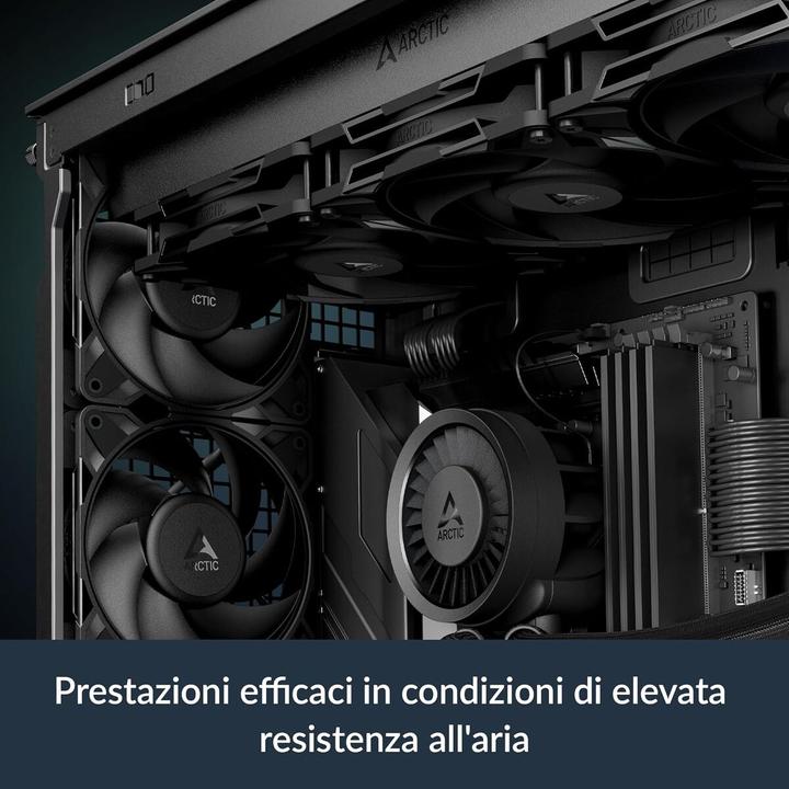 Actual product image Arctic Ventilateur de boitier P12 Pro Reverse - 12cm (Noir) (120 mm, 1 x)