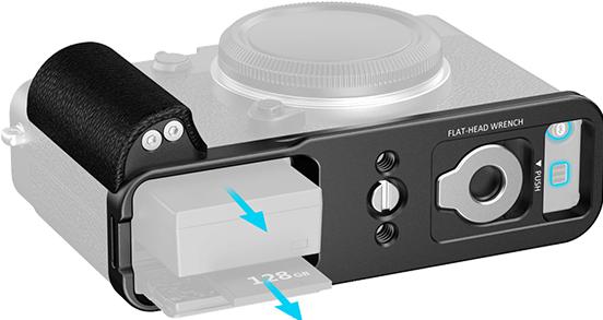 Immagine prodotto SmallRig L-Winkel mit Silikongriff für X-E5 (Piastra di aggancio rapido)