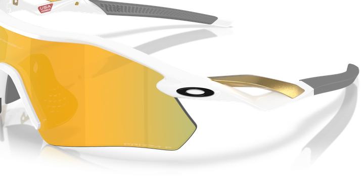 Produktbild Oakley Radar Plate (Poliert Weiss, Polished White, Weiss, Weiss glänzend, Prizm 24K polarisiert, Prizm 24k polarized)